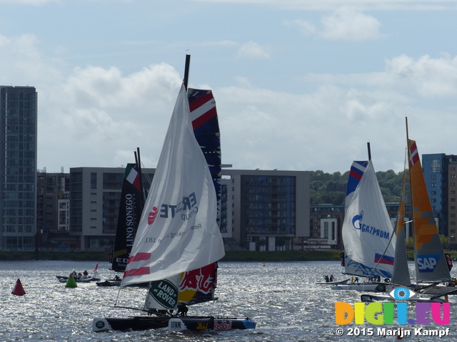 FZ018353 Sailboats in Cardiff Bay